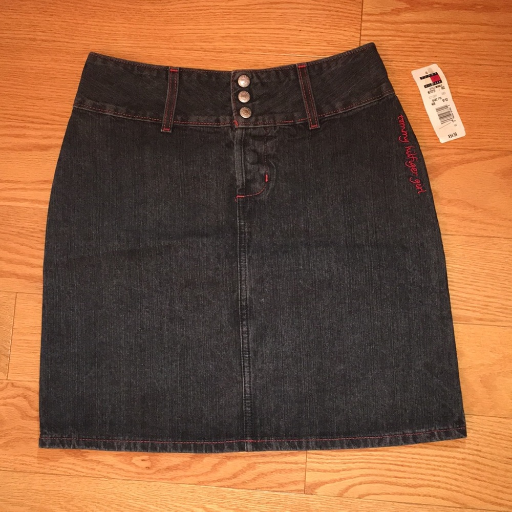 Vintage BNWT Tommy Hilfiger Girl Jeans Skirt - Size 16 - Made in Canada